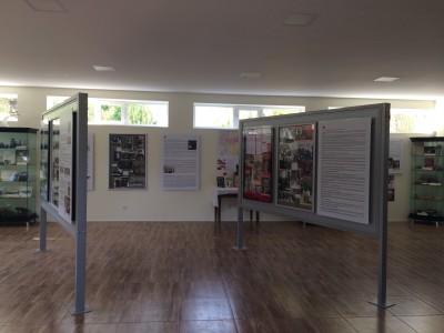 Upstairs exhibits